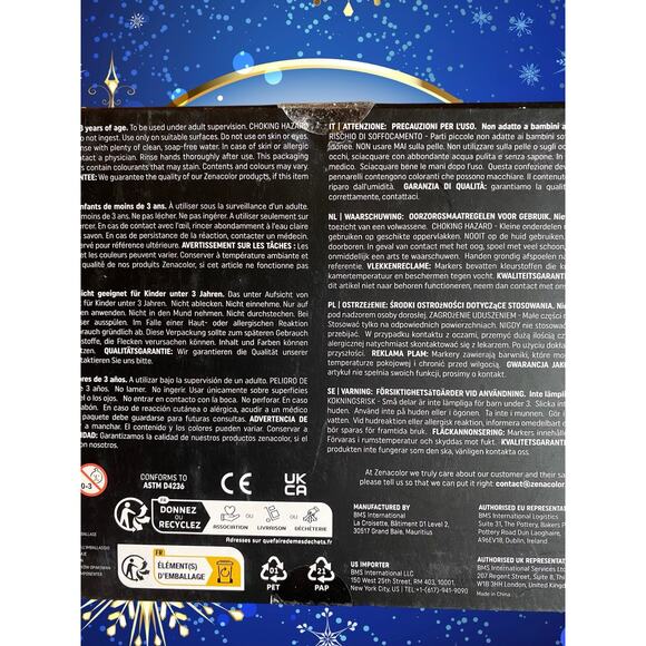 Zenacolor Fabric Markers Dual Tip Fine+Chisel Point Crafting Permanent 20 Set - Picture 5 of 7